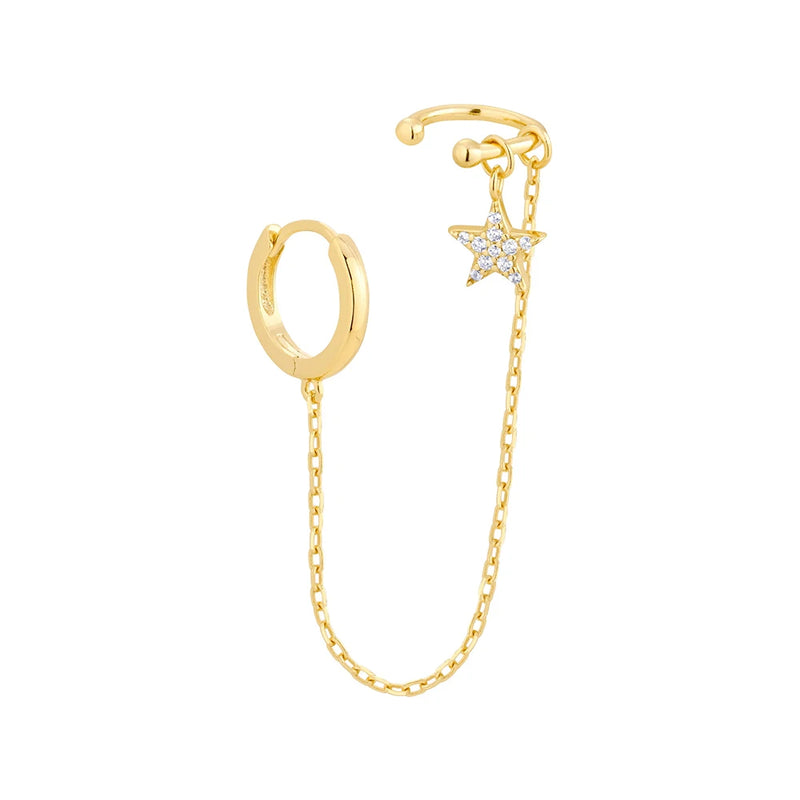 Chic Ins Style 925 Sterling Silver Tassel Earring