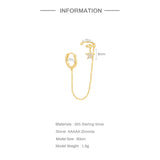 Chic Ins Style 925 Sterling Silver Tassel Earring