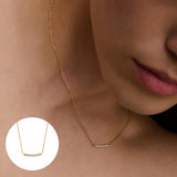 Chic S925 Sterling Silver Zircon Pendant Necklace for Women