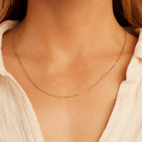 S925 Sterling Silver O-Shaped Chain Necklace