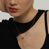 Fire Ruby Necklace 925 Sterling Silver Accessory Amber Choker Pendente