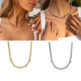 Colorful Zircon Pendant Choker Necklaces for Women