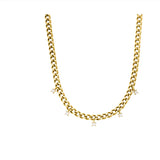 Colorful Zircon Pendant Choker Necklaces for Women