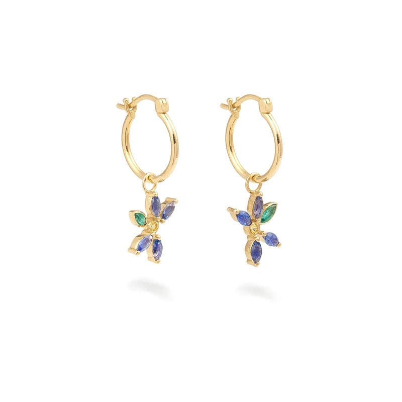 925 Silver Drop Earrings Zircon Long Chain - Daily Jewelry Gift