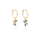 925 Silver Drop Earrings Zircon Long Chain - Daily Jewelry Gift