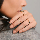 925 Silver Heart Ring Love Wedding Bands Ring for Women Size 6/7/8