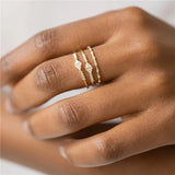 Triangle Crystal Ring 925 Sterling Silver Jewelry Rings For Women