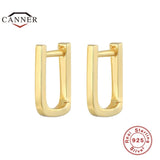 925 Silver Hoop Earrings Minimalist Huggie Piercing 925 Jewelry
