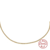Hip Hop 2.0mm CZ Tennis Ball 925 Silver Necklace