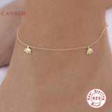 925 Silver Wind Mini Elephant Anklet Bracelet for Women