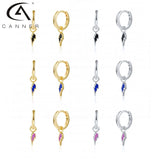 925 Silver Lightning Huggie Hoop Earrings for Women