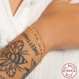 925 Silver Layer Bracelets For Women