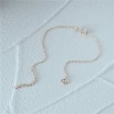 S925 Sterling Silver Women's Bracelet, Micro Zircon Inlay Chain