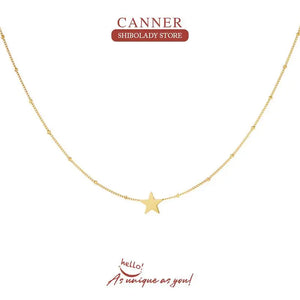 Lightning Star Eye Necklace for Women Choker Bijoux