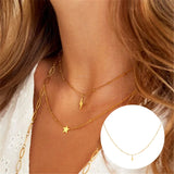 Lightning Star Eye Necklace for Women Choker Bijoux