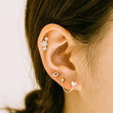 Silver 925 Tassel Earrings for Women Wedding Party 18K Fine Jewelry