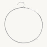 925 Silver Necklace for Women Minimalist Clavicle Chain