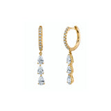 925 Sterling Silver Hoop Earrings For Women Round Huggie Earring