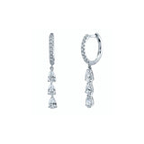 925 Sterling Silver Hoop Earrings For Women Round Huggie Earring