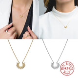 925 Silver Necklace Women Clavicle Chain Silver Jewelry Collares