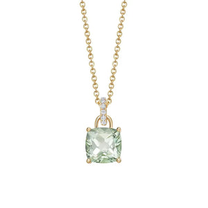 Crystal Pendant Necklace 925 Sterling Silver for Women