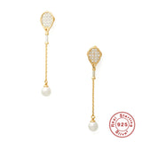 Sterling Silver Double Disc Pendant Earrings for Women