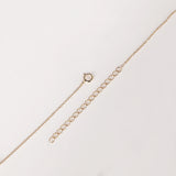 925 Silver Pearl Zircon Necklace Women Ladies Collarbone Jewelry
