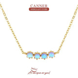 Moonstone Necklace 925 Sterling Silver Long Chain Wedding