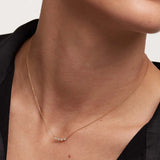 Moonstone Necklace 925 Sterling Silver Long Chain Wedding