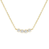 Moonstone Necklace 925 Sterling Silver Long Chain Wedding