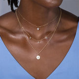 Opal Necklace 925 Sterling Silver Crystal Collier Long Chain Fine Jewelry