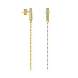 925 Silver Pearl Drop Earrings Pendientes Con Perlas