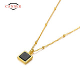 925 Silver Agate Turquoise Malachite Pendant Necklace Women