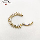925 Sterling Silver Zircon Stud Earrings Cartilage Piercing