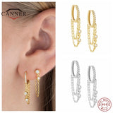 925 Silver Hoop Earrings Women Piercing Earings Jewelry