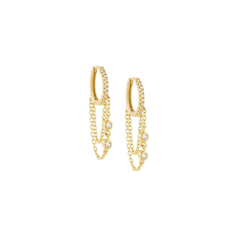 925 Silver Hoop Earrings Women Piercing Earings Jewelry
