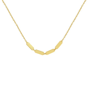 925 Silver Mini Geometry Necklace Long Chain Wedding Rock Punk
