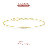 Mini Zircon Bracelet Silver 925 Wedding Party Chain Jewelry