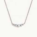 Sterling Silver Women Chain Choker Punk Necklace