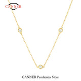 Minimalist Zircon 925 Silver Necklace for Women