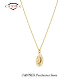 Moon Pendant Women's Neck Chain Sterling Silver 925 Jewelry Collar