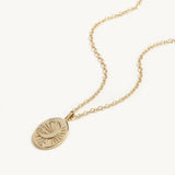 Moon Pendant Women's Neck Chain Sterling Silver 925 Jewelry Collar