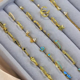 Multi-Color Ear Stud Earrings For Women Charms Cartilage Piercing Earrings