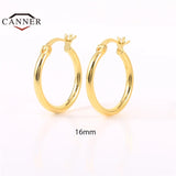925 Sterling Silver Zircon Huggie Earrings for Women