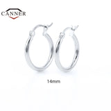 925 Sterling Silver Zircon Huggie Earrings for Women