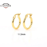925 Sterling Silver Zircon Huggie Earrings for Women