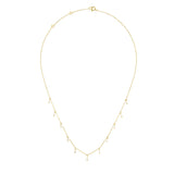 Freshwater Pearl Necklace 925 Sterling Silver Jewelry Charming Pendant Chain