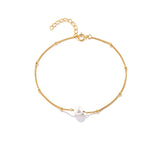 Natural Pearl Bracelet Silver 925 Sterling Original 18K Fine Jewelry