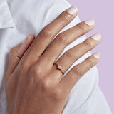 925 Silver Wedding Rings Flower Turquoise Zircon Finger Ring Temperament Jewelry