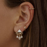 Opal Stud Earrings Unique Bride Wedding Prevent Allergy Summer Beach Pendientes